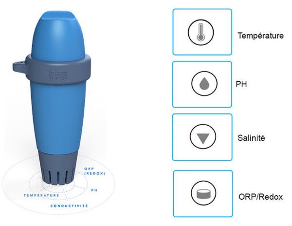 Analyseur flottant connecté - Blue by Riiot