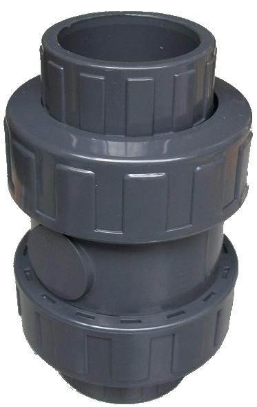 Clapet anti-retour à bille 20 25 32 40 50 63mm Clapet anti-retour de  piscine Anti refoulement En Pvc Clapet anti-retour (diamètre intérieur  32mm)