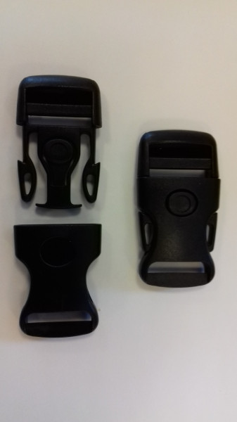 Clips de fixation volet hors sol noir