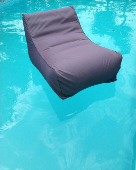 Fauteuil flottant kiwi gris foncé