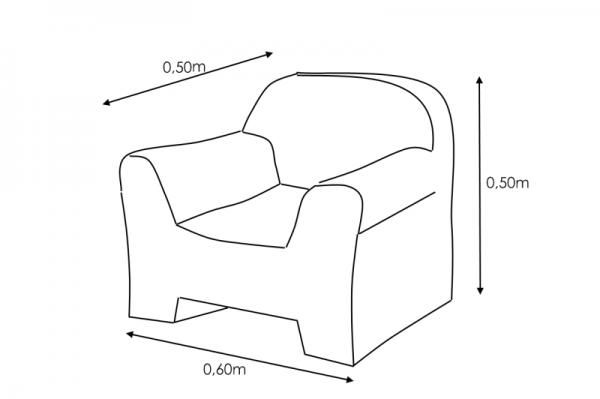 Mini Tipy : Fauteuil enfant toile et bois - OFF/GRID