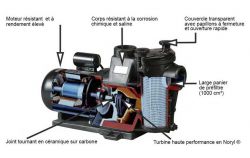 Pompe de filtration 11m3