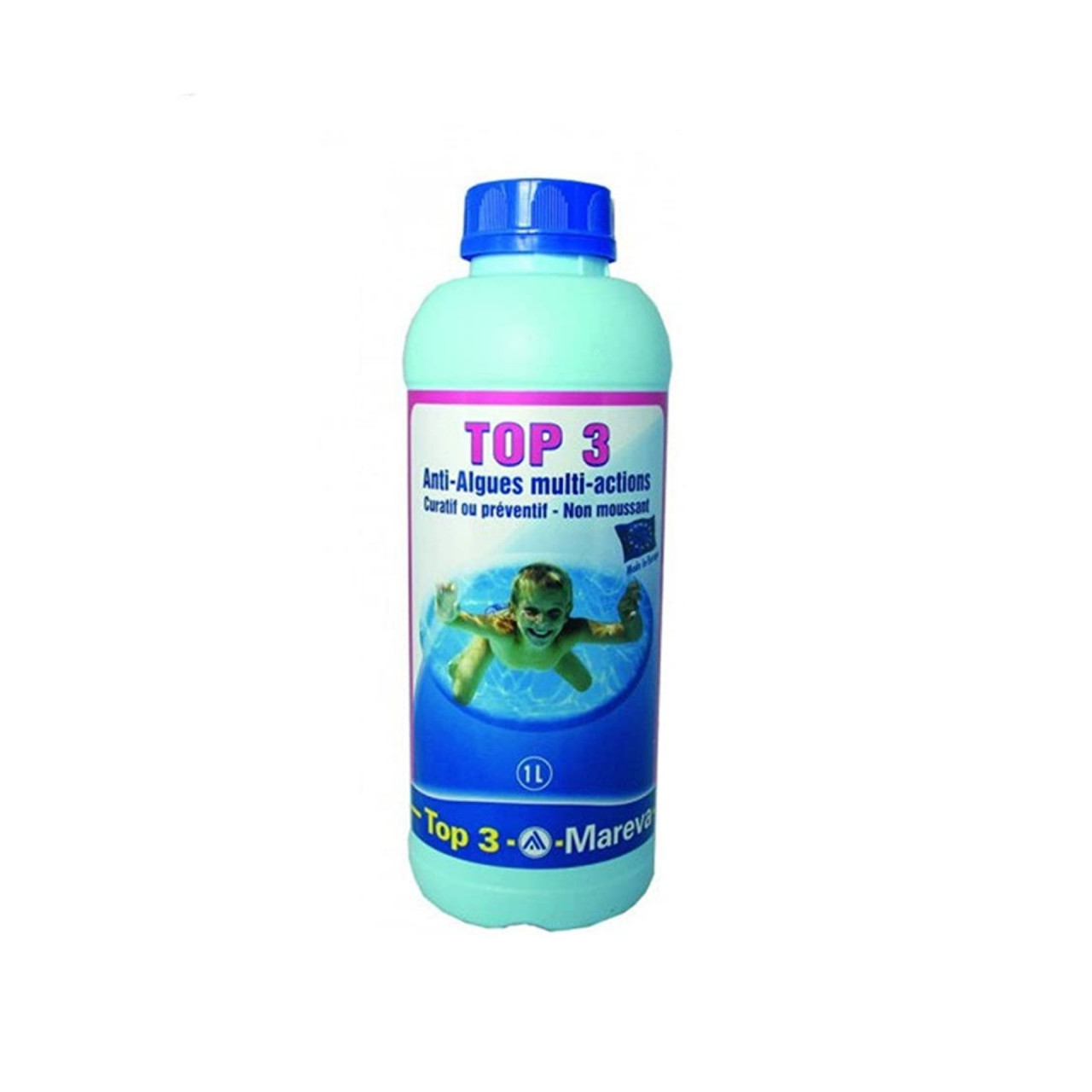 Anti algues Top 3 de Mareva - 5L - Home Piscine, expert piscine